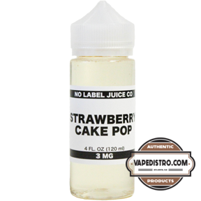 No Label Juice Co - Strawberry Cake Pop (120ml) **