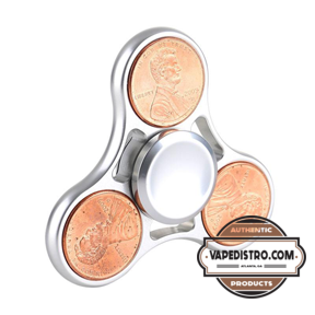 Penny Fidget Spinner (Silver and Gold)
