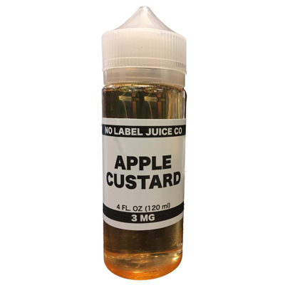 No Label Juice Co - Apple Custard (120ml) **
